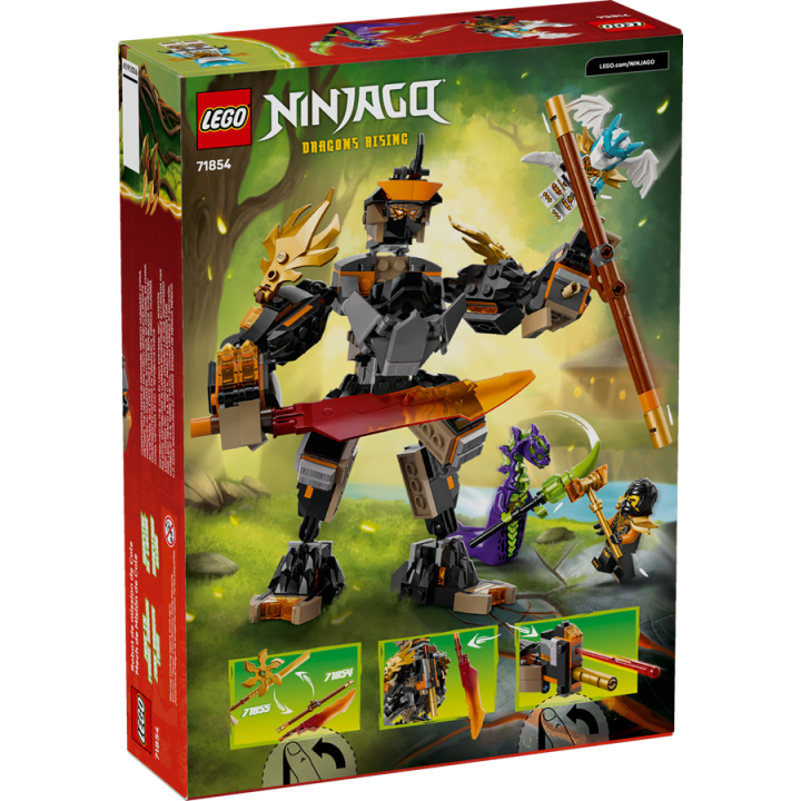 Mech della missione di Cole e drago Zane - Lego Ninjago 71854
