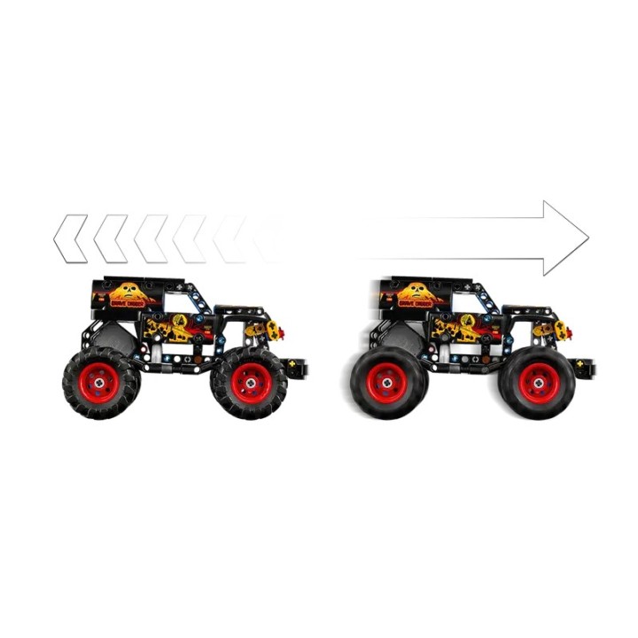 Monster Jam™ Grave Digger™ Fuoco e Ghiaccio - Lego Technic 42219