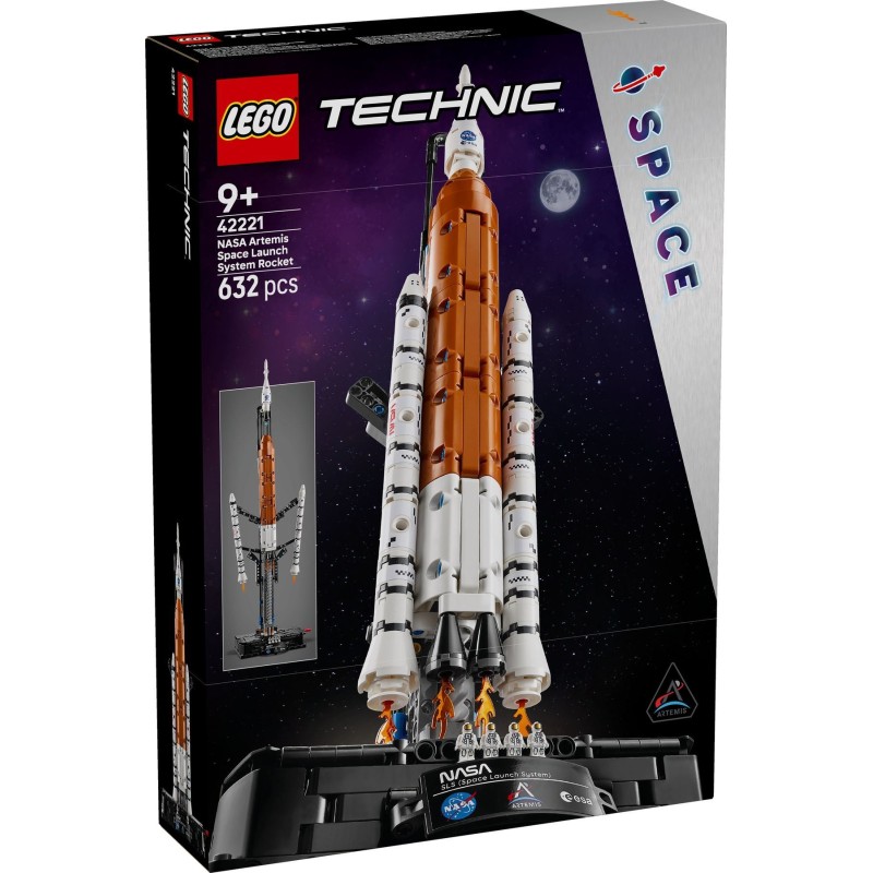 Sistema di lancio spaziale razzo NASA Artemis - Lego Technic 42221