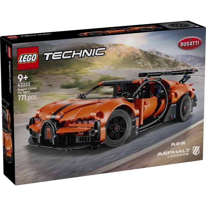 Hyper Car Bugatti Chiron Pur Sport - Lego Technic 42222