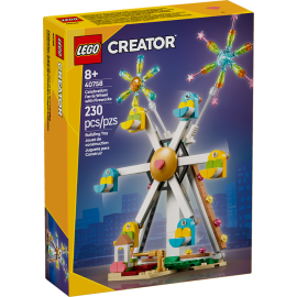 Celebrazione: ruota panoramica e fuochi d’artificio - Lego Creator 40758