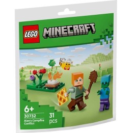 Conflitto al falò di Alex - Lego Minecraft 30732