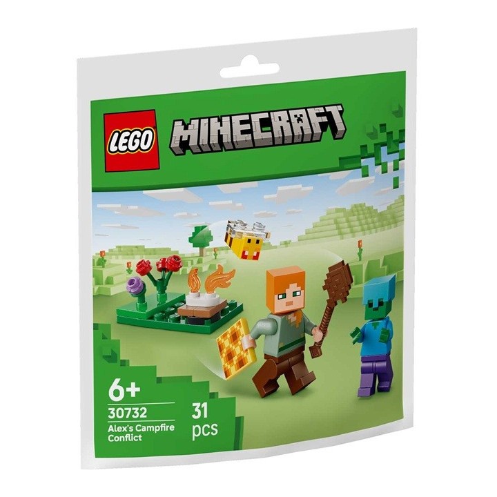 Conflitto al falò di Alex - Lego Minecraft 30732