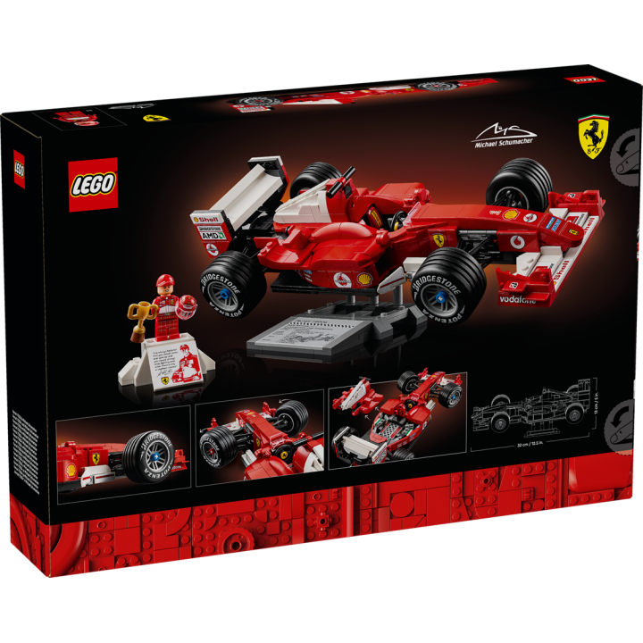 Ferrari F2004 e Michael Schumacher - Lego Icons 11375