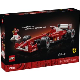Ferrari F2004 e Michael Schumacher - Lego Icons 11375