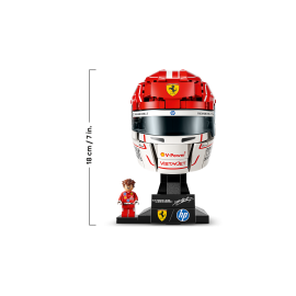 Casco di Charles Leclerc Scuderia Ferrari HP - Lego Edition 43014