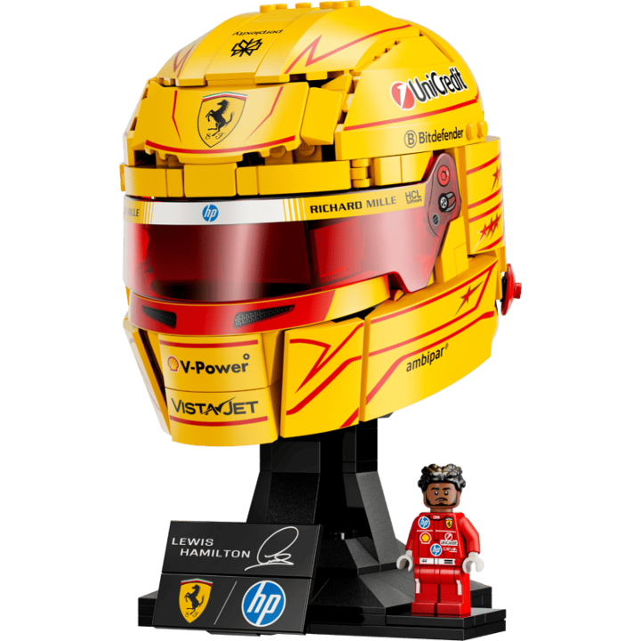 Casco di Lewis Hamilton Scuderia Ferrari HP - Lego Editions 43022