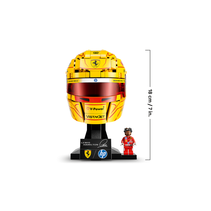 Casco di Lewis Hamilton Scuderia Ferrari HP - Lego Editions 43022