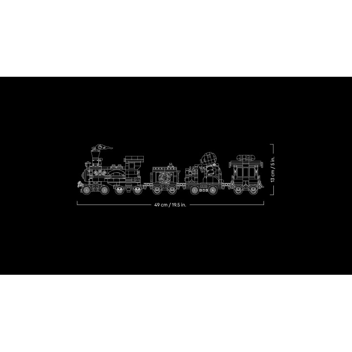 Treno espresso festivo - Lego Icons 10361