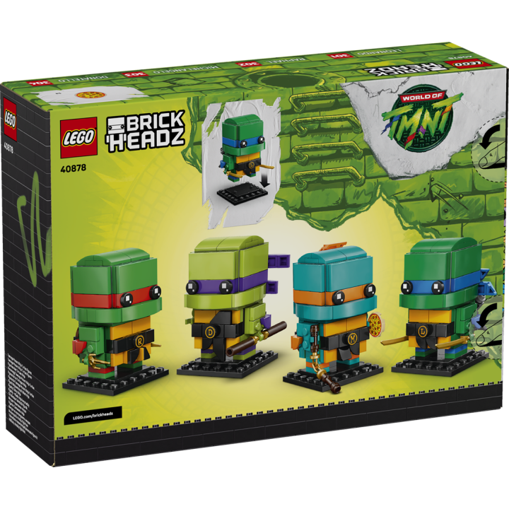 Personaggi Teenage Mutant Ninja Turtles - Lego BrickHeadz 40878