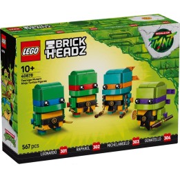 Personaggi Teenage Mutant Ninja Turtles - Lego BrickHeadz 40878