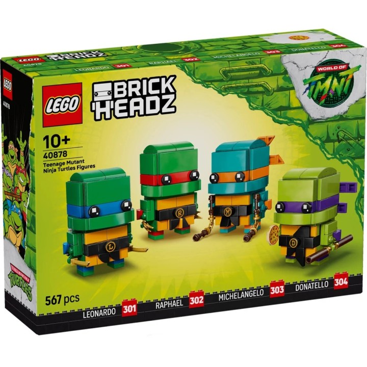 Personaggi Teenage Mutant Ninja Turtles - Lego BrickHeadz 40878