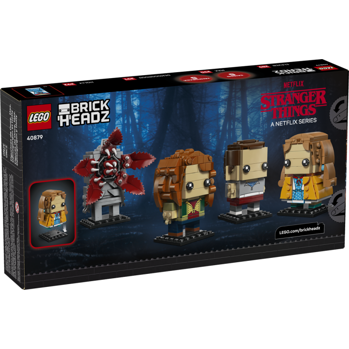 Personaggi di Undici, Max, Demogorgone e Holly - Lego BrickHeadz 40879