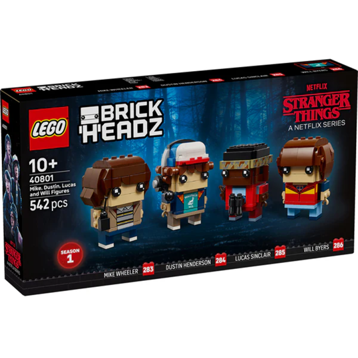 Personaggi di Mike, Dustin, Lucas e Will - Lego BrickHeadz 40801