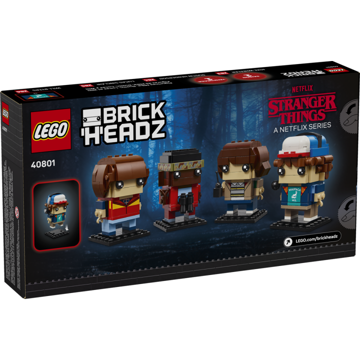 Personaggi di Mike, Dustin, Lucas e Will - Lego BrickHeadz 40801