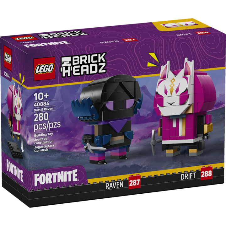 Personaggi di Deriva e Corvo - Lego Fortnite 40884