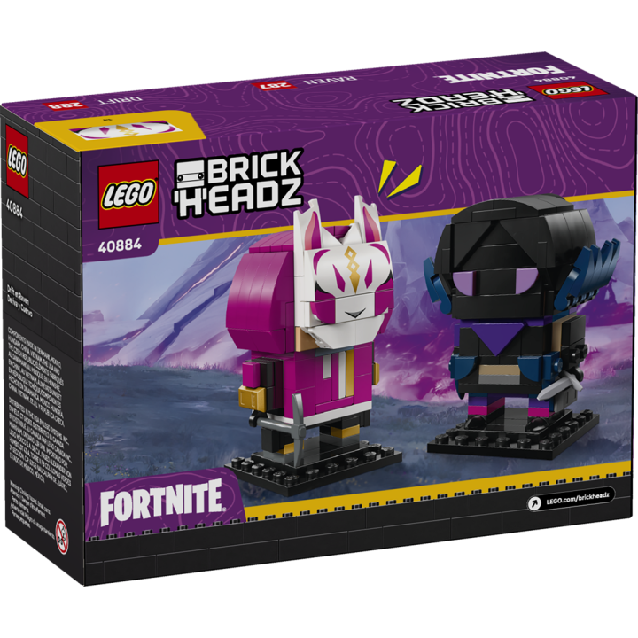 Personaggi di Deriva e Corvo - Lego Fortnite 40884