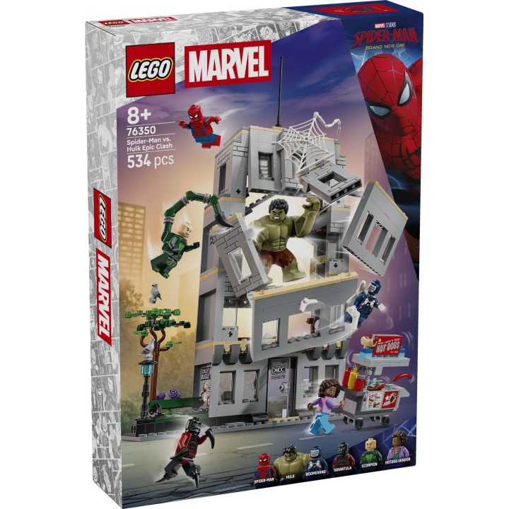 Scontro epico: Spider-Man vs. Hulk - Lego Marvel 76350