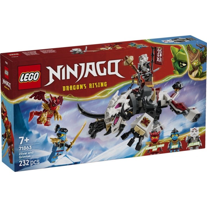 Zilvar e Grimtak la Bestia Drago - Lego Ninjago 71863