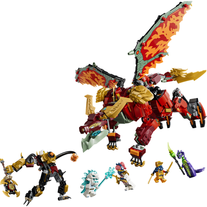 Mech drago mutaforma di Wyldfyre - Lego Ninjago 71868
