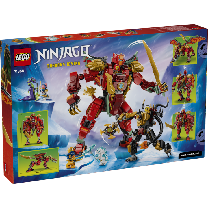 Mech drago mutaforma di Wyldfyre - Lego Ninjago 71868