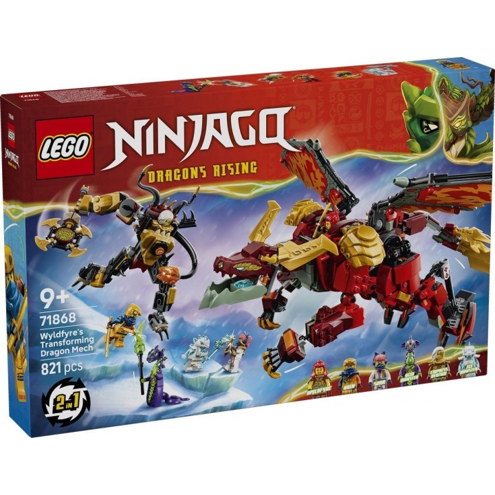 Mech drago mutaforma di Wyldfyre - Lego Ninjago 71868