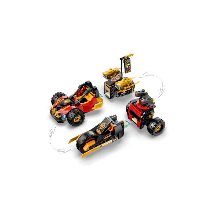 Veicoli combinanti di Kai e Cole - Lego Ninjago 71864