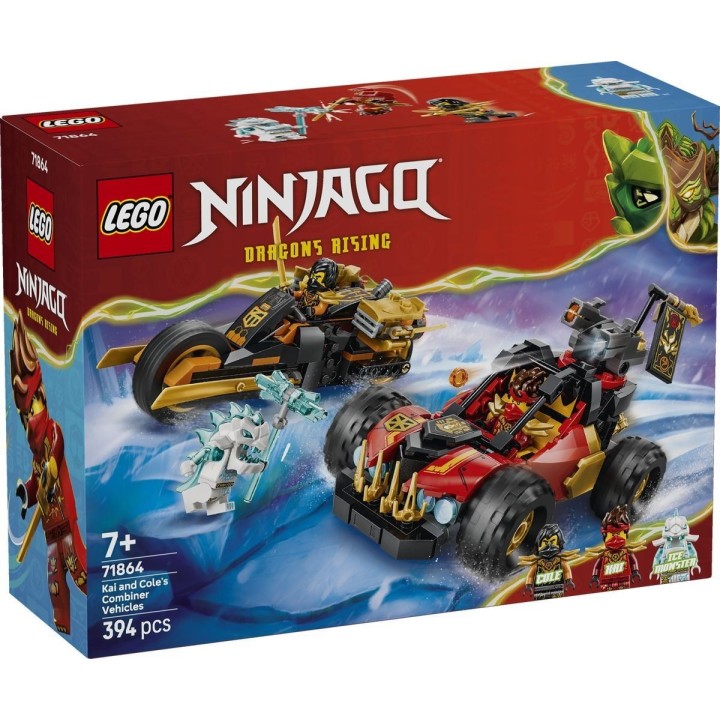 Veicoli combinanti di Kai e Cole - Lego Ninjago 71864