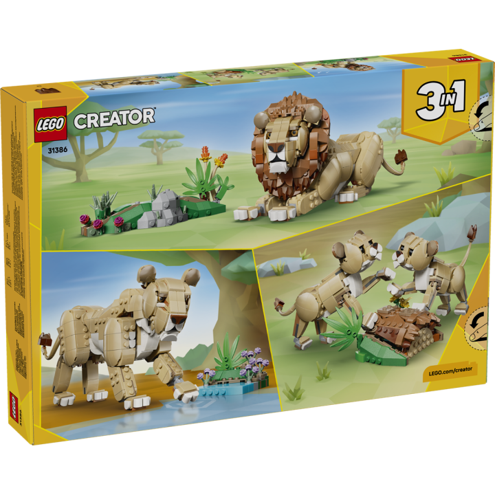 Animali selvatici: Leone Maestoso - Lego Creator 31386