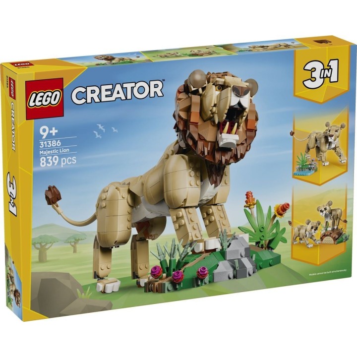 Animali selvatici: Leone Maestoso - Lego Creator 31386