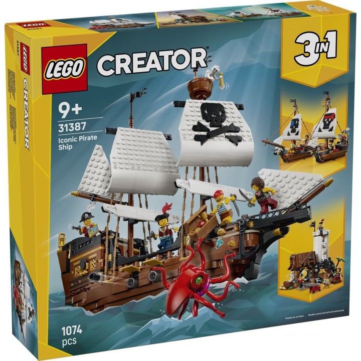 Iconica nave da pirata - Lego Creator 31387