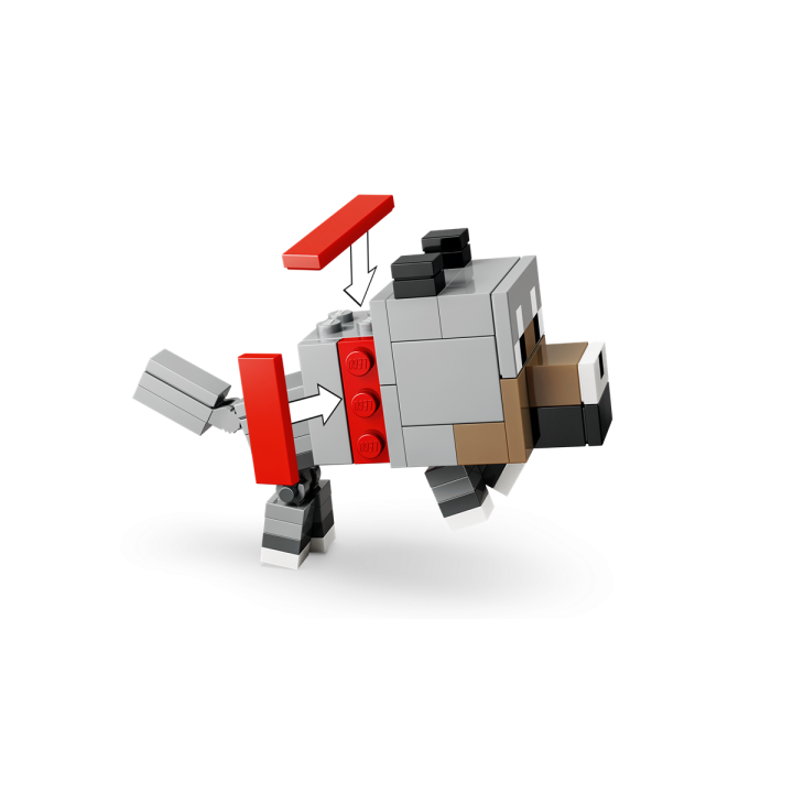 Attacco nel deserto del fantino di polli - Lego Minecraft 21592