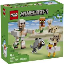 Attacco nel deserto del fantino di polli - Lego Minecraft 21592