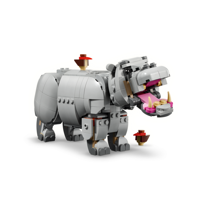 Animali selvatici: maestoso rinoceronte con uccelli - Lego Creator 31171