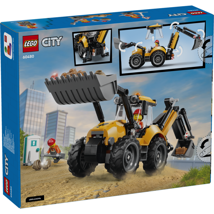 Scavatrice da cantiere gialla - Lego City 60480
