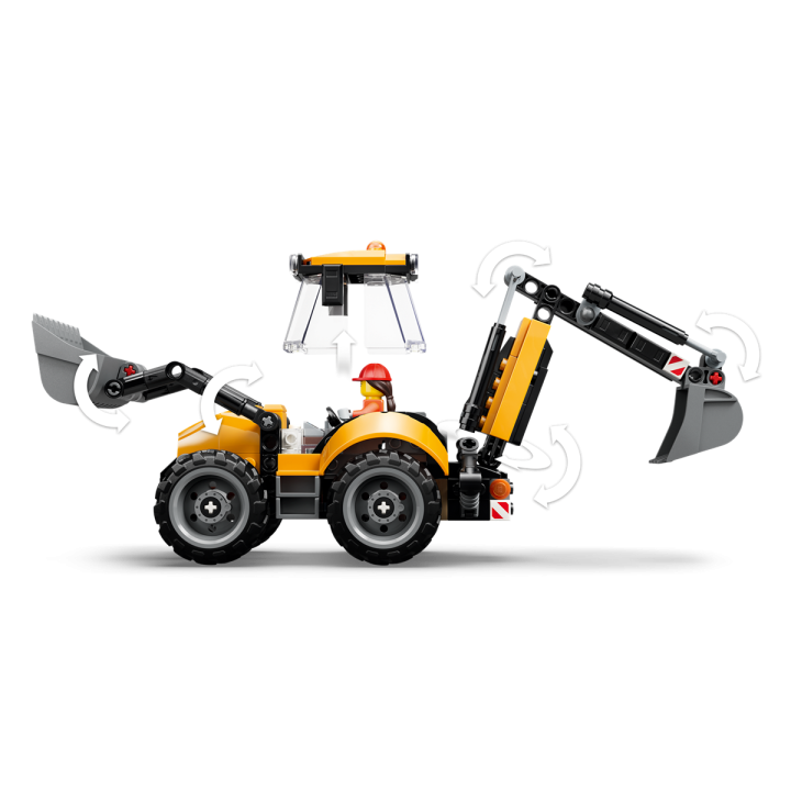 Scavatrice da cantiere gialla - Lego City 60480