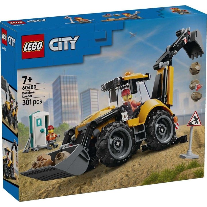 Scavatrice da cantiere gialla - Lego City 60480