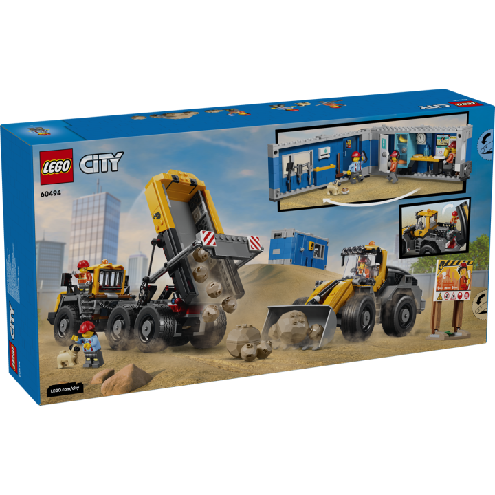 Camion ribaltabile e pala meccanica - Lego City 60494
