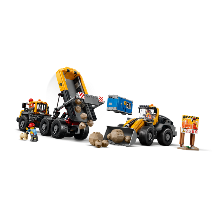 Camion ribaltabile e pala meccanica - Lego City 60494