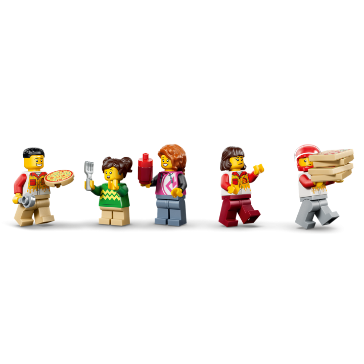 Centro di consegna pizze con veicoli - Lego City 60496