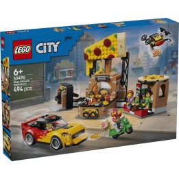 Centro di consegna pizze con veicoli - Lego City 60496
