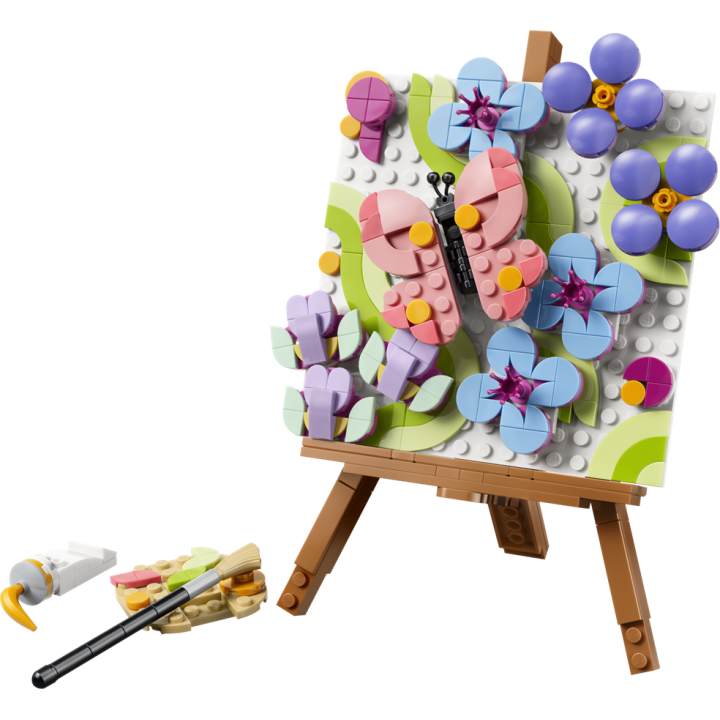 Dipinto floreale decorativo - Lego Creator 31390