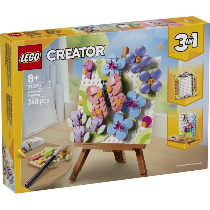 Dipinto floreale decorativo - Lego Creator 31390