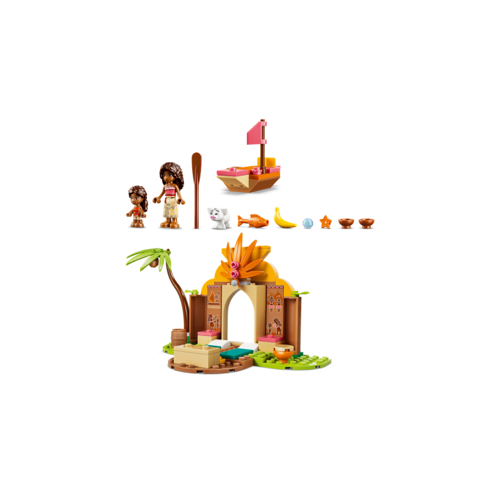 Casa del villaggio e barca - Lego Disney 43282
