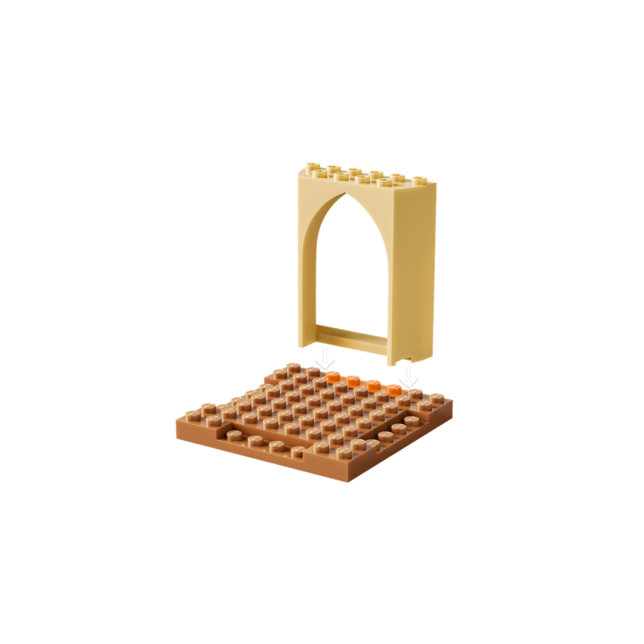 Casa del villaggio e barca - Lego Disney 43282