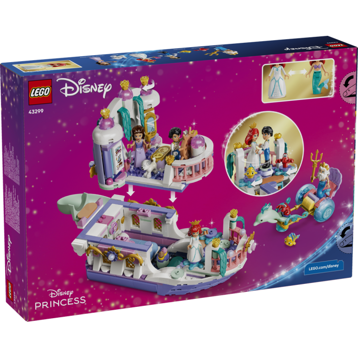 La barca nuziale di Ariel - Lego Disney 43299