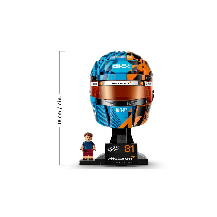 Casco di Oscar Piastri Scuderia Mclaren F1 - Lego Editions 43017