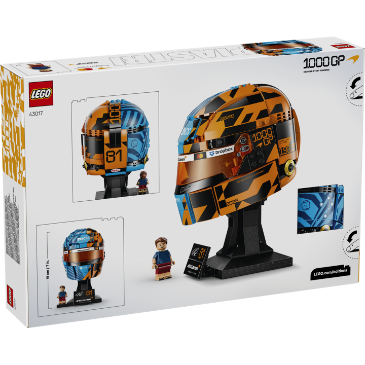 Casco di Oscar Piastri Scuderia Mclaren F1 - Lego Editions 43017
