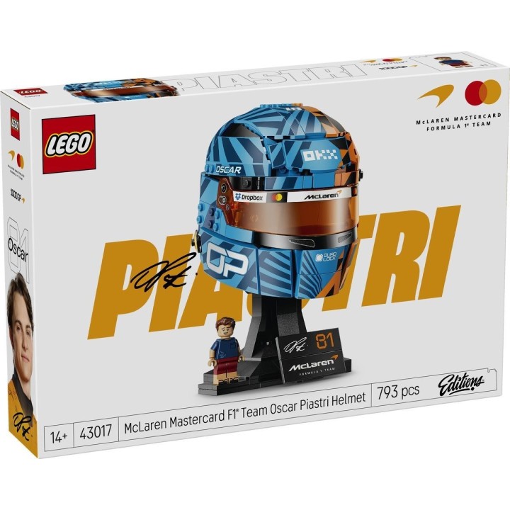 Casco di Oscar Piastri Scuderia Mclaren F1 - Lego Editions 43017