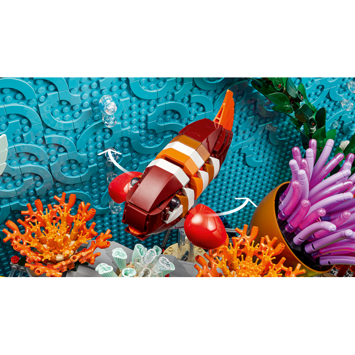 Acquario tropicale - Lego Icons 10366